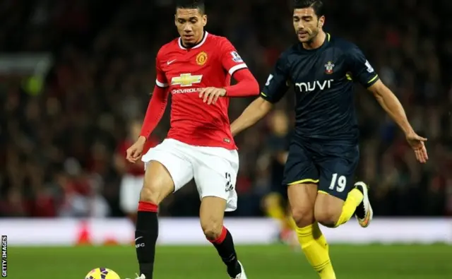 Chris Smalling and Graziano Pelle