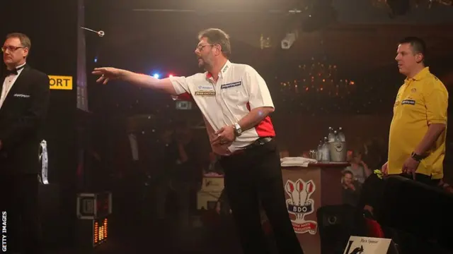 Martin Adams during his 2010 BDO final against Dave Chisnall