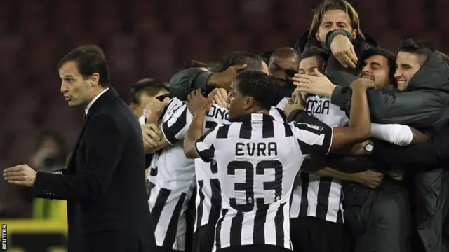 Juventus celebrate