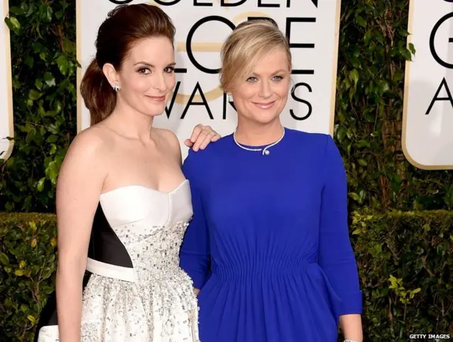 Golden Globes Hosts and Actresses Tina Fey and Amy Poehler