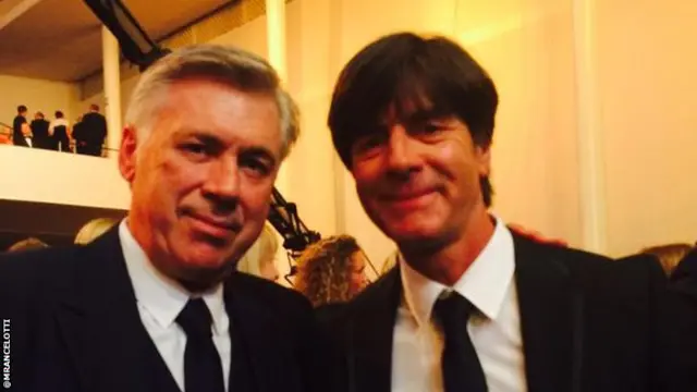 Carlo Ancelotti and Joachim Low