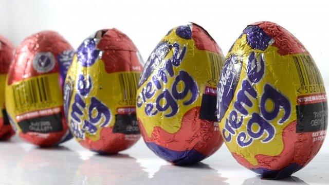 Creme eggs