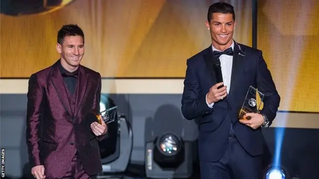 Cristiano Ronaldo and Lionel Messi