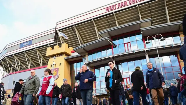 West Ham United's Upton Park ground