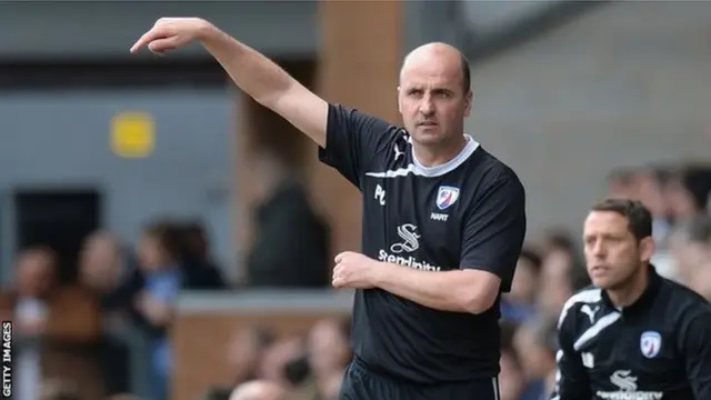 Chesterfield manager Paul Cook