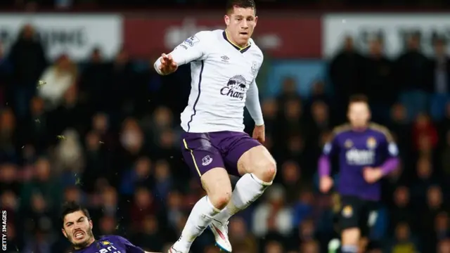 Everton midfielder Ross Barkley