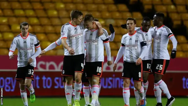 Fulham score against Wolverhampton Wanderers