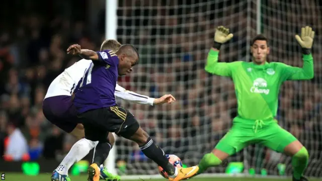 Enner Valencia scores for West Ham