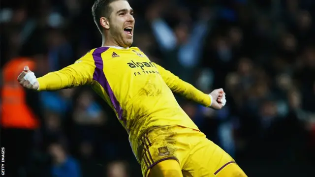 Adrian scores for West Ham