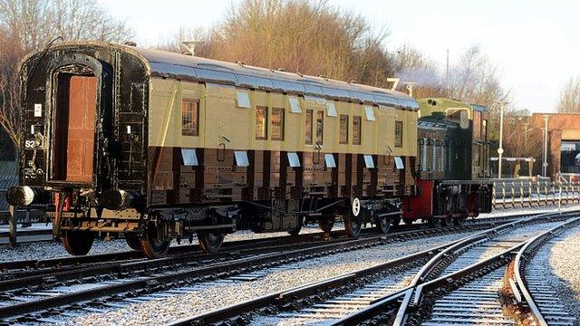 Sir Winston Churchill's funeral carriage