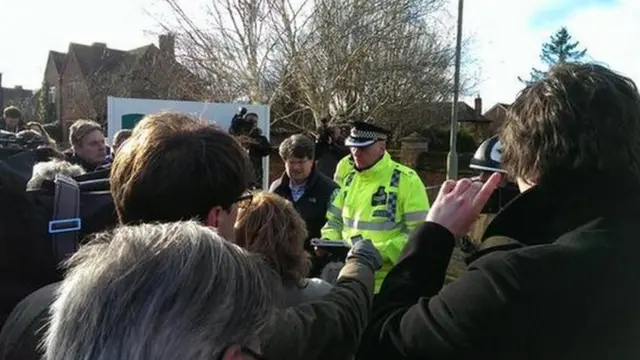 Police press conference