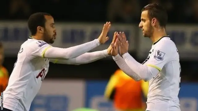 Andros Townsend and Roberto Soldado