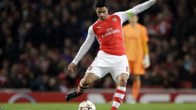 Arsenal's Mikel Arteta