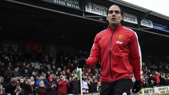 Radamel Falcao at Yeovil