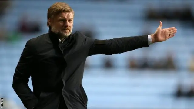 Coventry City manager Steven Pressley