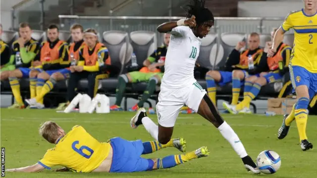 Gervinho of Ivory Coast