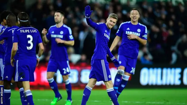 Andre Schurrle celebrates