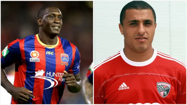 Emile Heskey and Ahmed Akaichi