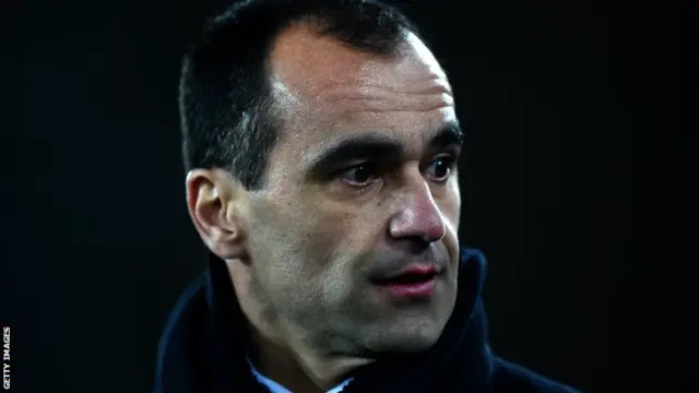 Everton manager Roberto Martinez