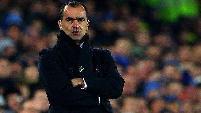 Everton manager Roberto Martinez