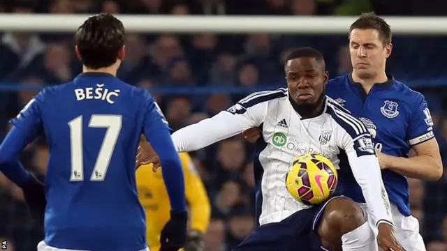 West Brom's Victor Anichebe