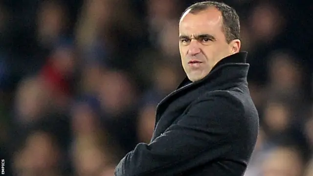 Everton manager Roberto Martinez