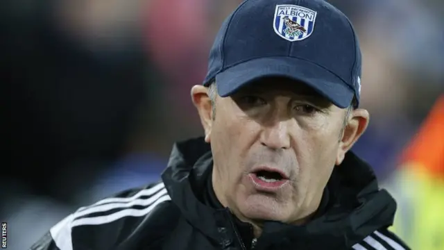 West Brom boss Tony Pulis