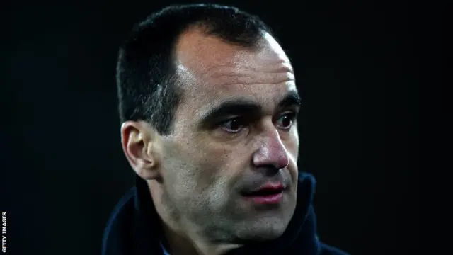 Everton manager Roberto Martinez