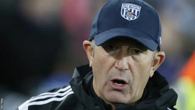 West Brom boss Tony Pulis