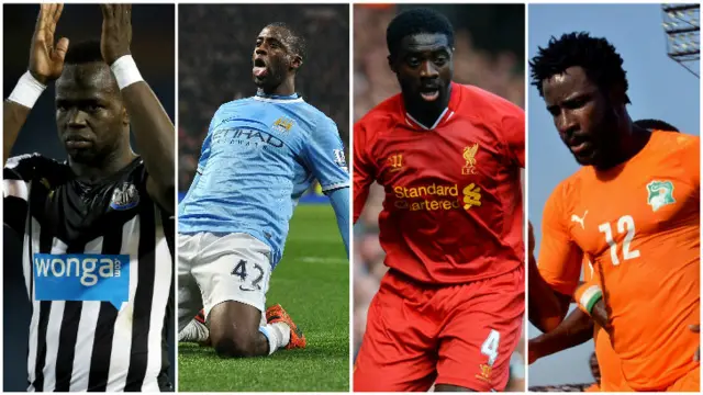 Tiote, Yaya Toure, Kolo Toure, Wilfried Bony