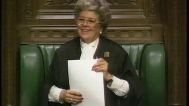 Betty Boothroyd 1992