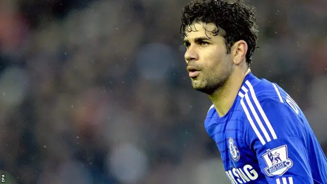 Chelsea striker Diego Costa