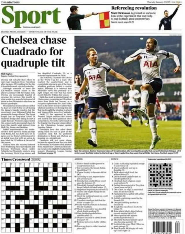 Times back page