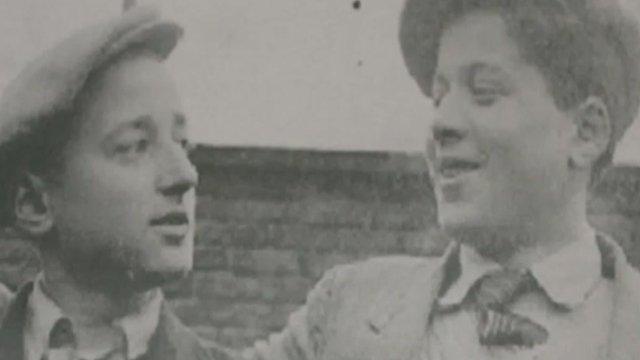 Holocaust survivor Ivor Perl with his brother