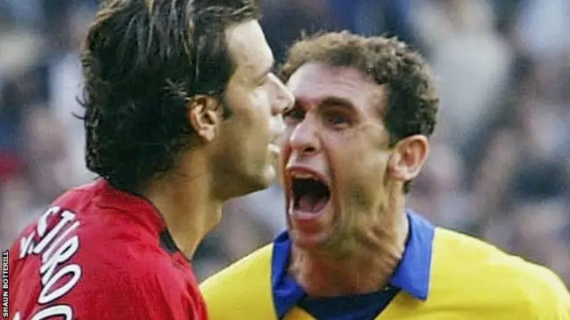 Martin Keown and Ruud van Nistelrooy