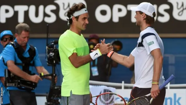 Roger Federer and Andreas Seppi