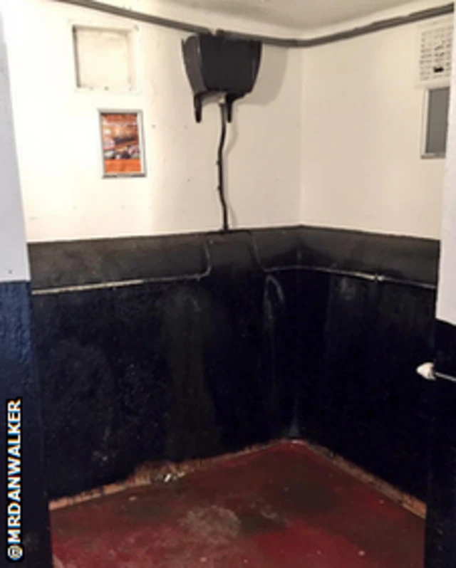 A urinal at Cambridge United's Abbey Stadium