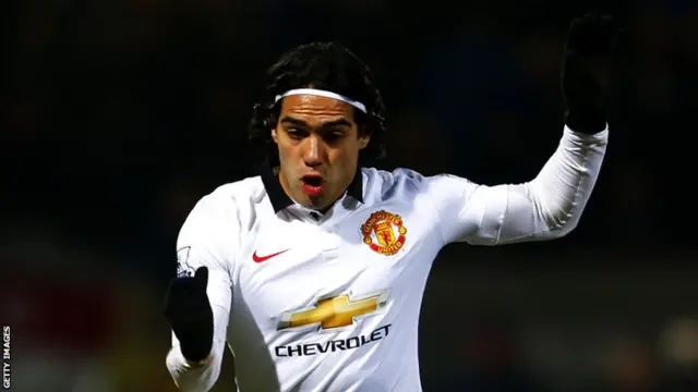 Manchester United striker Radamel Falcao