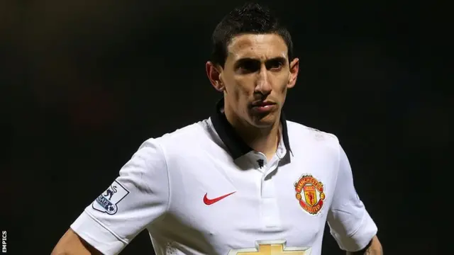 Manchester United striker Angel Di Maria