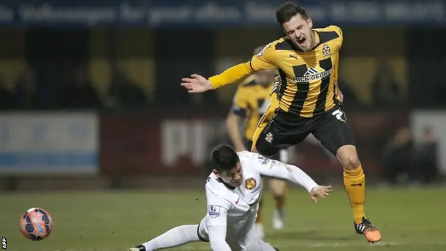 Cambridge winger Ryan Donaldson