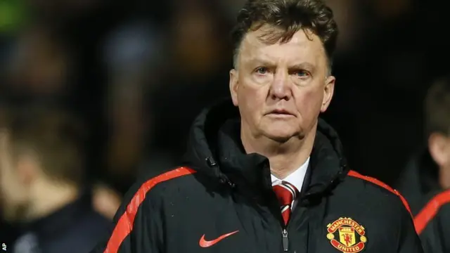 Manchester United manager Louis Van Gaal