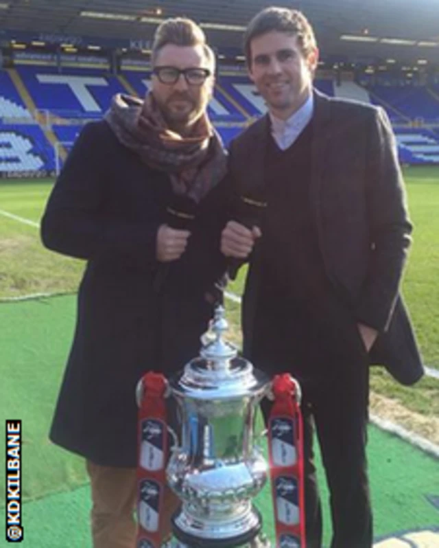 Kevin Kilbane and Robbie Savage