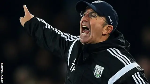 Tony Pulis West Brom manager