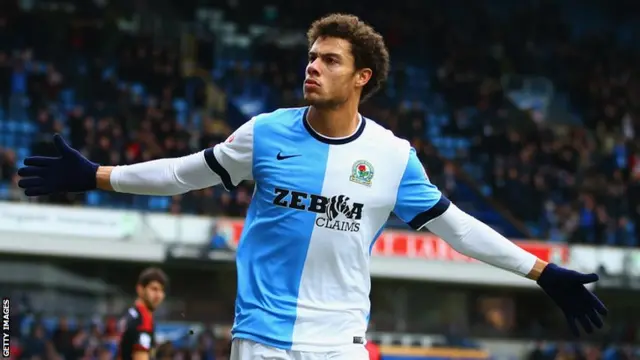 Rudy Gestede celebrates