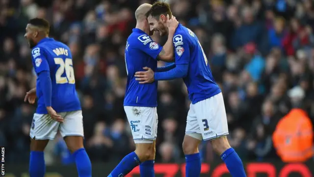 Grounds celebrates his goal