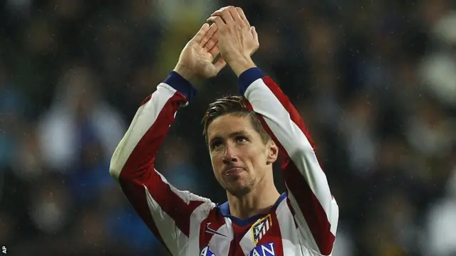 Atletico Madrid striker Fernando Torres