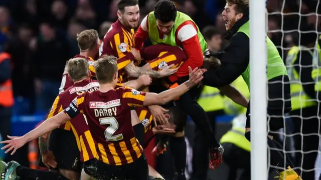 Bradford City pile on