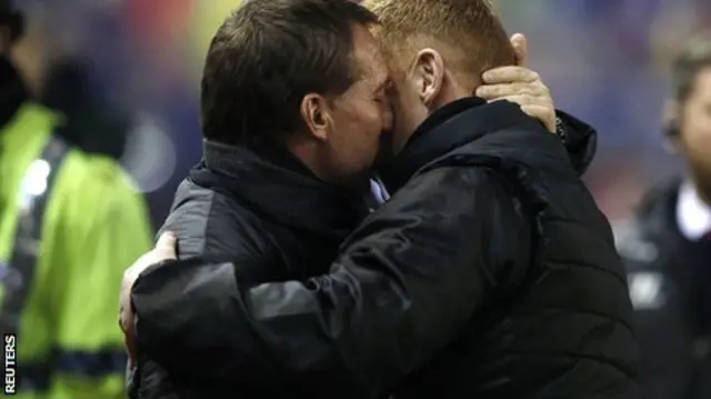 Neil Lennon and Brendan Rodgers