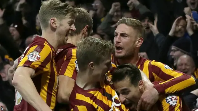 Bradford celebrate