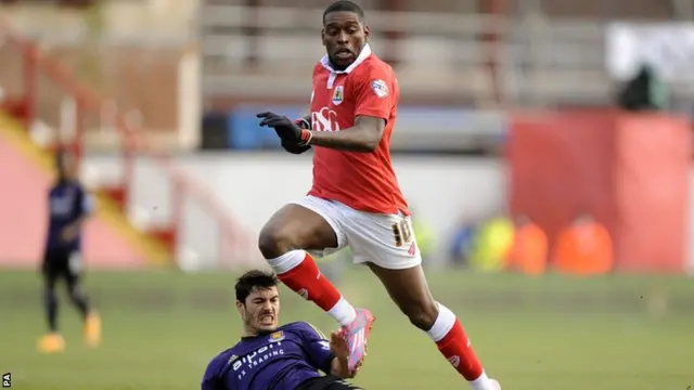 Jay Emmanuel-Thomas watches the ball